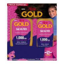 Shampoo + Condicionador Niely Gold 275+175ML Salva Fios