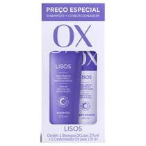 Shampoo + Condicionador Ox 375ml + 170ml Lisos