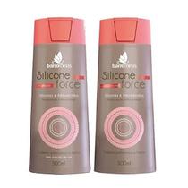 Shampoo + Condicionador para Cabelos Fracos e Quebradiços BARROMINAS Silicone Force