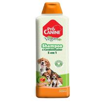 Shampoo Condicionador Pet 5 Em 1 Vegano 500Ml - Pêssego