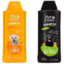 Shampoo Condicionador PetClean Ph Neutro 700ml Cachorro Gato