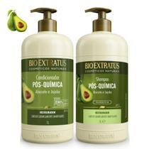 Shampoo Condicionador Pós Química Bio Extratus Abacate 1L