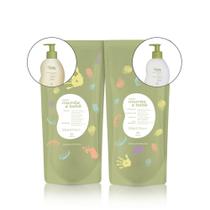 Shampoo + condicionador refil para bebês Mamãe e bebê Natura