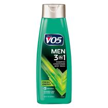 Shampoo Condicionador Sabonete Corporal Alberto VO5 Masculino 3 em 1 370mL