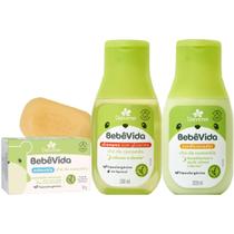 Shampoo+Condicionador+Sabonete Vegetal Cha Camomila Bebe Vida