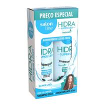 Shampoo + Condicionador Salon Line Hidra Super Liso 300ml cada Preço Especial