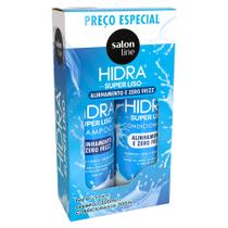 Shampoo+Condicionador Salon Line Hidra Super Liso Vegano 300ml