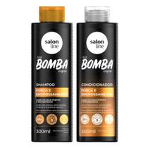 Shampoo + Condicionador Salon Line S.O.S Bomba Força E