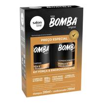 Shampoo + Condicionador Salon Line S.O.S Bomba Força E