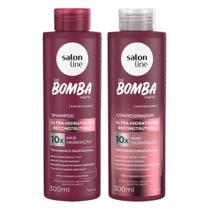 Shampoo + Condicionador Salon Line S.o.s Bomba Ultra-Hidratação Reconstrutora 300ml