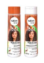 Shampoo/condicionador Salon Line Sos Cachos Coco 300ml Vegan