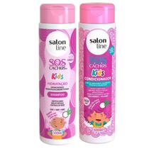 Shampoo + Condicionador Salon Line Sos Cachos Kids Hidratação 300ml
