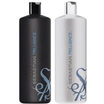 Shampoo Condicionador Sebastian Kit Trilliance 1Lt