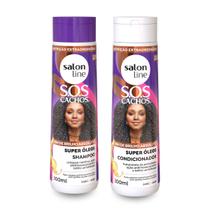 Shampoo + Condicionador SOS Cachos Brilho 300ml Salon Line