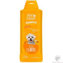 Shampoo Condicionante Pelos Claros Cães Gatos 700ml Petclean - PET CLEAN