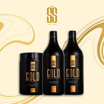 shampoo, Condionador & Máscara Capilar Linha Gold 1000 Profissional sweet sarai