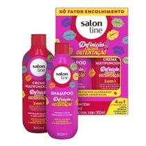 Shampoo + Creme Multifuncional Salon Line Definição Cachos Ostentação 300ml Shampoo + Creme Multifuncional Salon Line Definição Cachos Ostentação 300ml