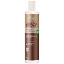 Shampoo Crespo Power Apice Hidratação Cabelo Maciez Profissional Limpeza Suave Vegano Apse 300ml