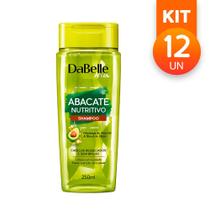 Shampoo Dabelle Hair Abacate Nutritivo e Blend de Óleos Cabelos ressecados 250ml (Kit com 12)
