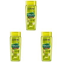 Shampoo Dabelle Hair Abacate Nutritivo e Blend de Óleos Cabelos ressecados 250ml (Kit com 3)