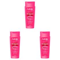 Shampoo DaBelle Hair Operação Resgata Fios Colágeno Cabelos Danificados e Porosos 250ml (Kit com 3)