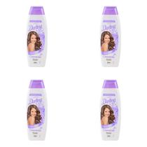 Shampoo Darling Ceramidas Trata Cabelos Danificados Reduz o Frizz Rico em Vitamina 350ml (Kit com 4)