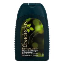 Shampoo de banho revitalizante 3 em 1 e condicionador Badedas 200ml