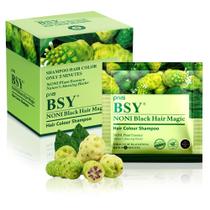 Shampoo de coloração de cabelo BSY Black Hair Magic Noni Fruit 12mL x12 Shampoo de coloração de cabelo BSY Black Hair Magic Noni Fruit 12mL x12