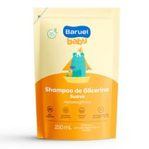 Shampoo de Glicerina Infantil Baruel Baby Suave Refil 210ml