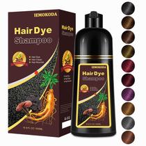 Shampoo de tintura de cabelo 3 em 1 loiro marrom de longa duração 500mL