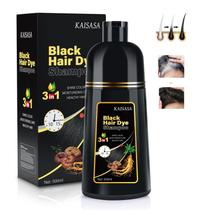 Shampoo de tintura de cabelo BOJICA Black 500mL 3 em 1 para cabelos grisalhos Shampoo de tintura de cabelo BOJICA Black 500mL 3 em 1 para cabelos grisalhos