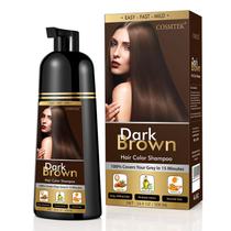 Shampoo de tintura de cabelo COSMTEK Dark Brown Permanent 500mL
