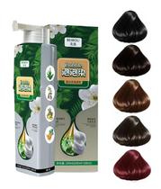 Shampoo de tintura de cabelo Ginaday Plant Extract Cor de cabelo cinza