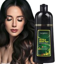 Shampoo de tintura de cabelo Ivnil Augeas Black 500 ml com cobertura 100% cinza Shampoo de tintura de cabelo Ivnil Augeas Black 500 ml com cobertura 100% cinza