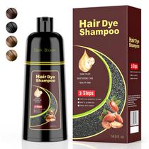 Shampoo de tintura de cabelo KAISASA Dark Brown 500mL 3 em 1 Argan Herbal Shampoo de tintura de cabelo KAISASA Dark Brown 500mL 3 em 1 Argan Herbal
