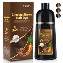 Shampoo de tintura de cabelo YOURTONE Chestnut Brown 500 ml sem amônia Shampoo de tintura de cabelo YOURTONE Chestnut Brown 500 ml sem amônia