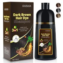 Shampoo de tintura de cabelo YOURTONE Dark Brown 500mL com duração de 30 dias Shampoo de tintura de cabelo YOURTONE Dark Brown 500mL com duração de 30 dias