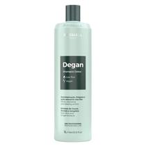 Shampoo Degan Detox Vegano 1 Litro Prohall Limpeza Profunda