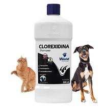 Shampoo Dermatológico Dugs Clorexidina 500 ML - WORLD PET Shampoo Dermatológico Dugs Clorexidina 500 ML - WORLD PET