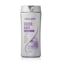 Shampoo Desamarelador Silver Hair Vinilady 200ml - Para Cabelos Loiros, Brancos e Grisalhos Shampoo Desamarelador Silver Hair Vinilady 200ml - Para Cabelos Loiros, Brancos e Grisalhos