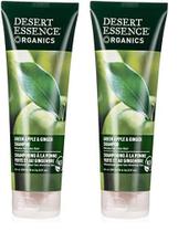 Shampoo Desert Essence de Maçã e Gengibre 240 ml (pacote com 2)