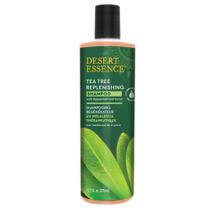 Shampoo Desert Essence, óleo de melaleuca, reabastecimento de 375 ml