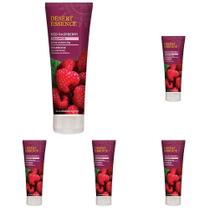 Shampoo Desert Essence Red Raspberry, 240 ml, pacote com 5