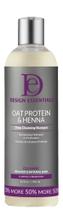 Shampoo Design Essentials Proteína de Aveia e Henna 355 ml para todos os cabelos