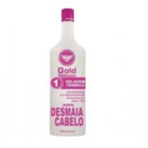 Shampoo Desmaia Cabelo Gold Show 1Litro (Passo 1)