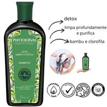 Shampoo Detox Limpeza Hidratação Capilar Phytoervas 250ml