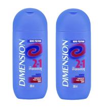 Shampoo Dimension 2 em 1 Cabelos secos - Kit com 2 - Unilever
