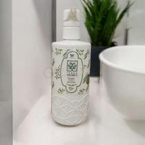 Shampoo Dispenser Vegano 500ml Terra Organics c/Válvula Profissional Frasco Branco Realgems