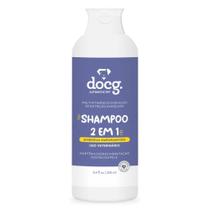 Shampoo docg. 2 em 1 Prebiótico Multivitamínico para Cães e Gatos - 250 mL