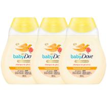 Shampoo Dove Baby Hidratação Glicerinada 200ml Kit com três unidades